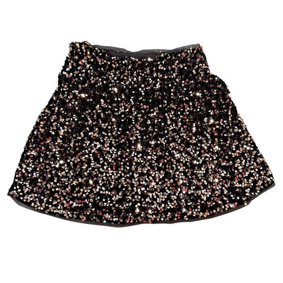 Zara Kids Sequins Mini Skirt Size 11-12 Years - Picture 2 of 6